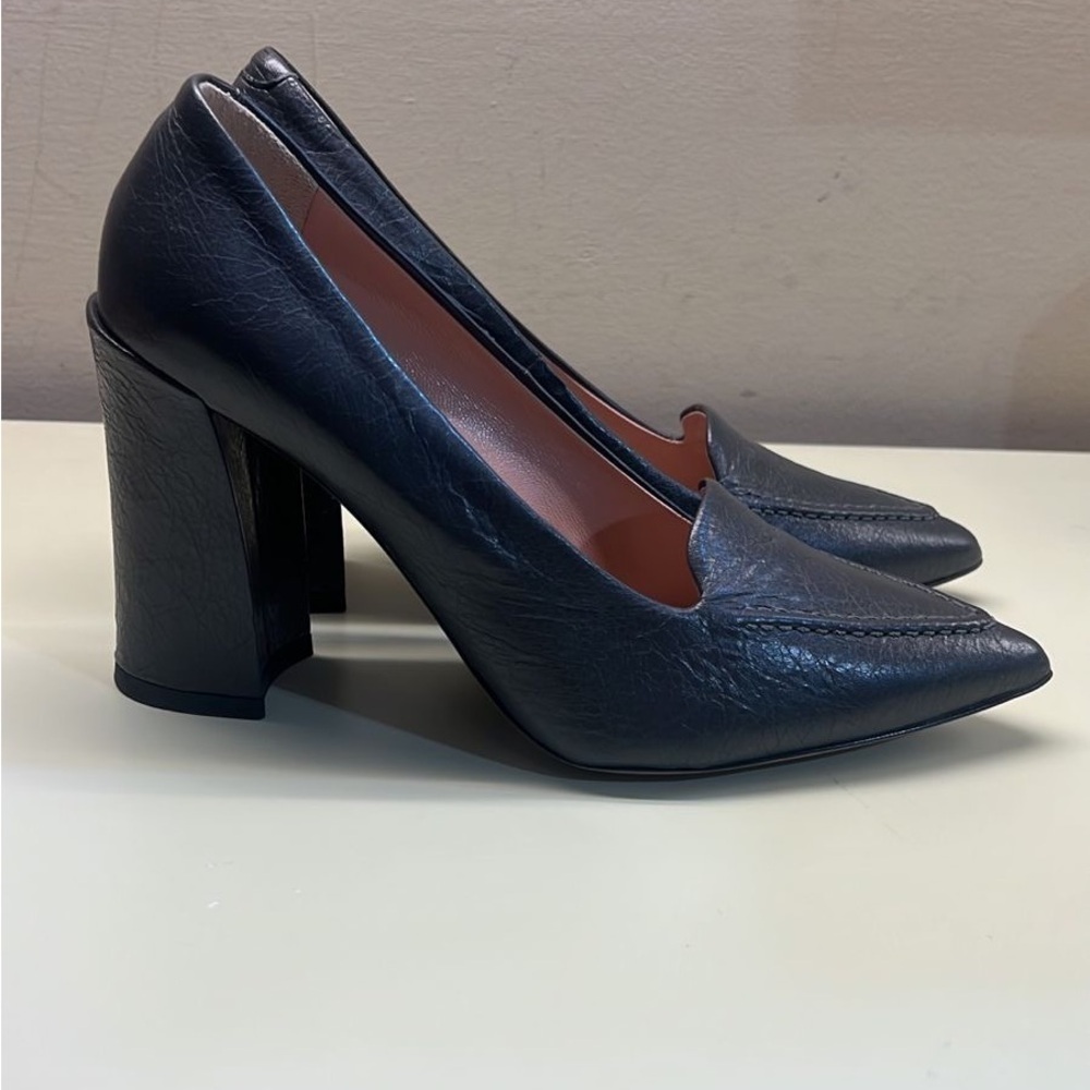 Vittorio Virgili made in Italy Black High Heeled Pumps made in Italy - Picture 7 of 8